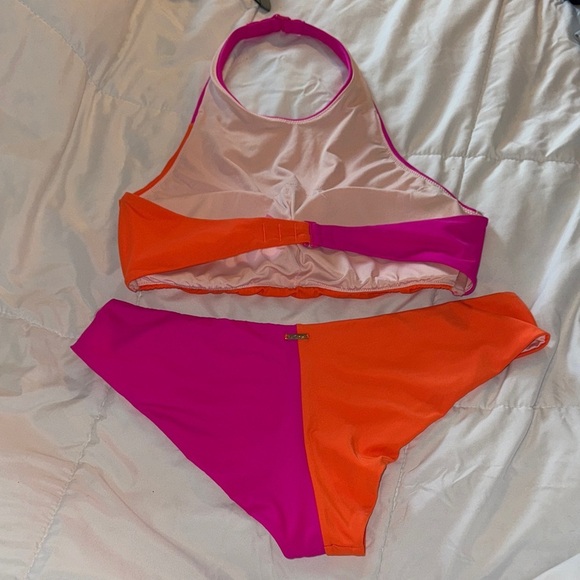 Victoria secret- Pink and Orange Bikini Set- both size medium - Picture 2 of 4